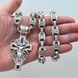 Серебряный набор массивная литая цепь Якорное плетение 60 см и крестик 30 г LT-184-60 фото 3