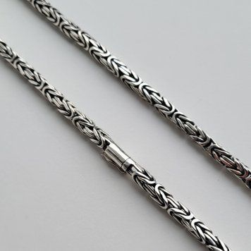 Серебряная цепь плетение Лисий хвост 100 г CL-100-60 фото