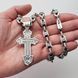 Массивный мужской серебряный набор цепочка 110 грамм 925 пробы и серебряный крест 18 грамм 925 пробы LT 111 55 см УС LT 111 55 см УС фото 6