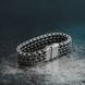 Серебряный браслет двойной Рамзес BR-100-22 фото 1