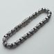 Серебряный браслет литой 22 см B-35-22 фото 2
