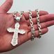 Серебряный комплект якорного плетение 100 грамм и крест 36 грамм як-100-к35 фото 3
